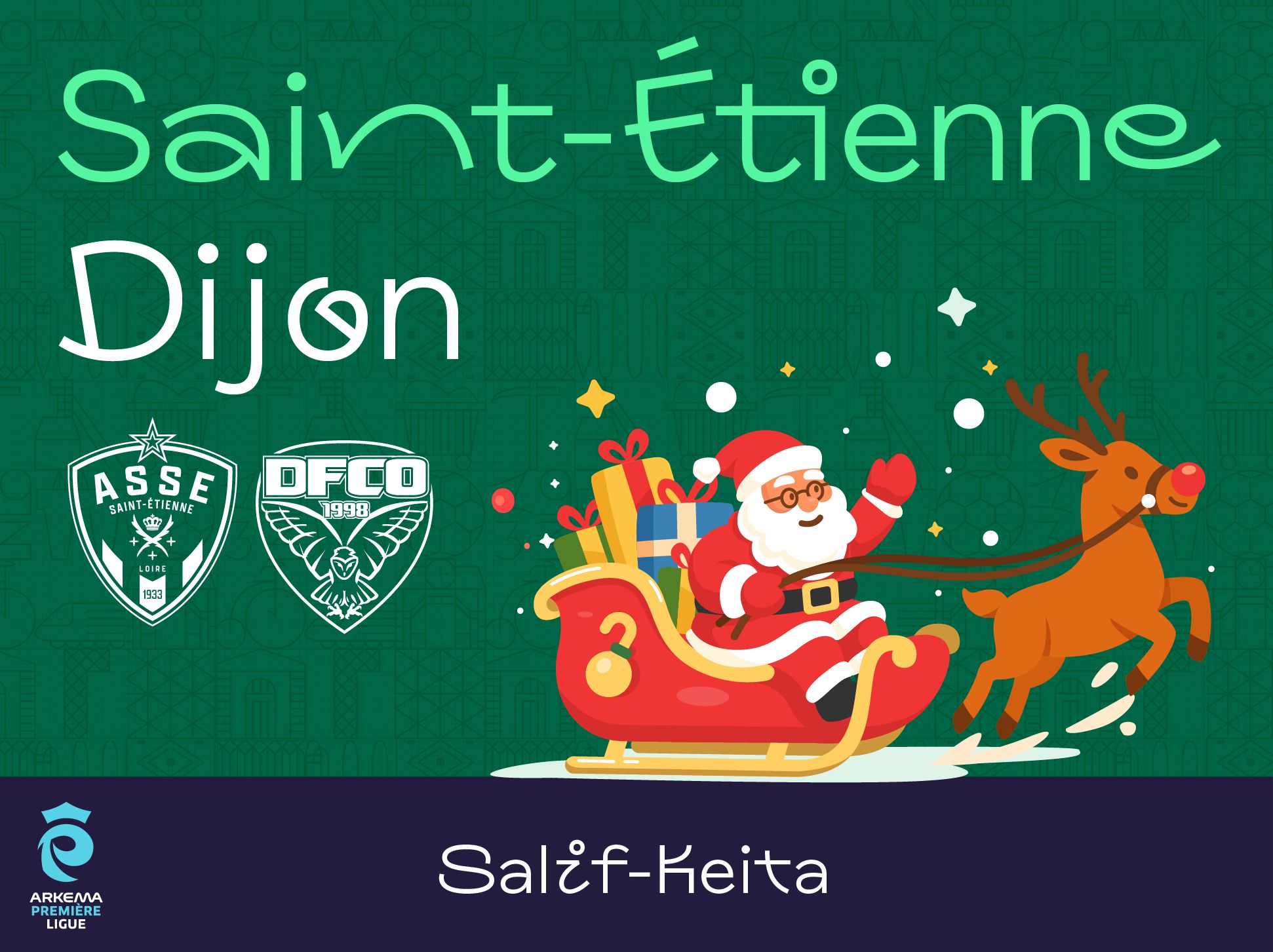 ASSE - DIJON : samedi 20 décembre - 21h00 (Arkema Première ligue)