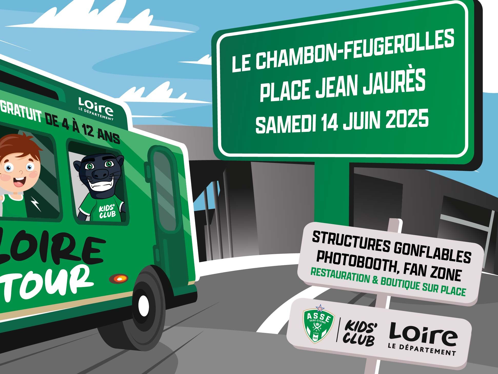 ASSE Loire Kids' Tour : Le Chambon-Feugerolles